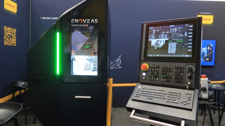 Zwitsers micro bewerkingscentrum met Fanuc besturing